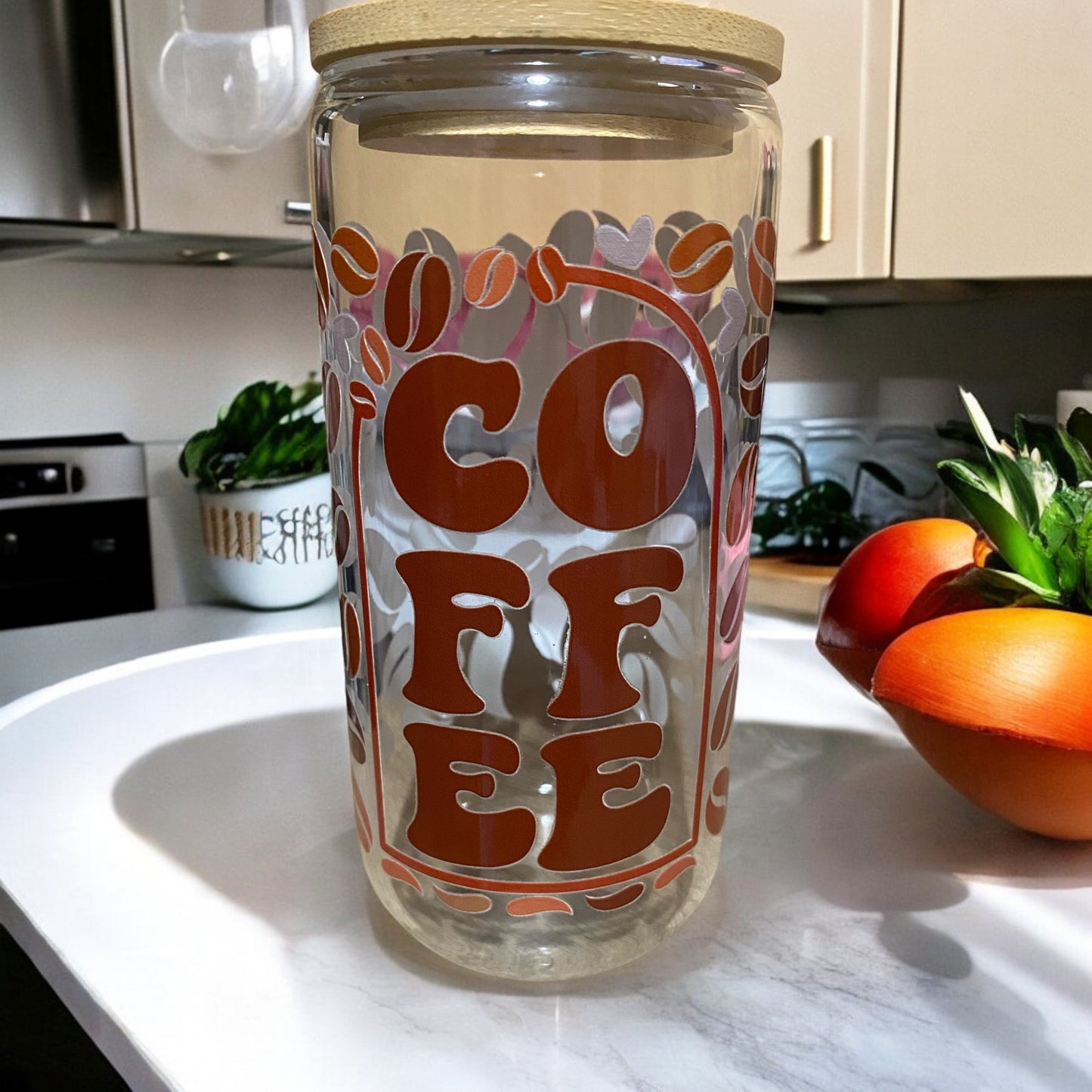 Glass beer can cups 16 oz