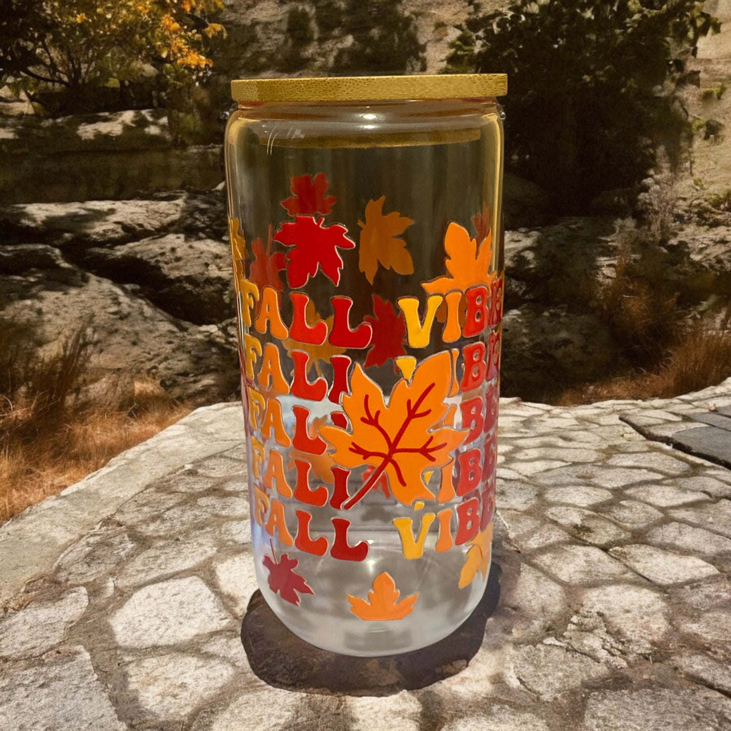 Glass beer can cups 16 oz