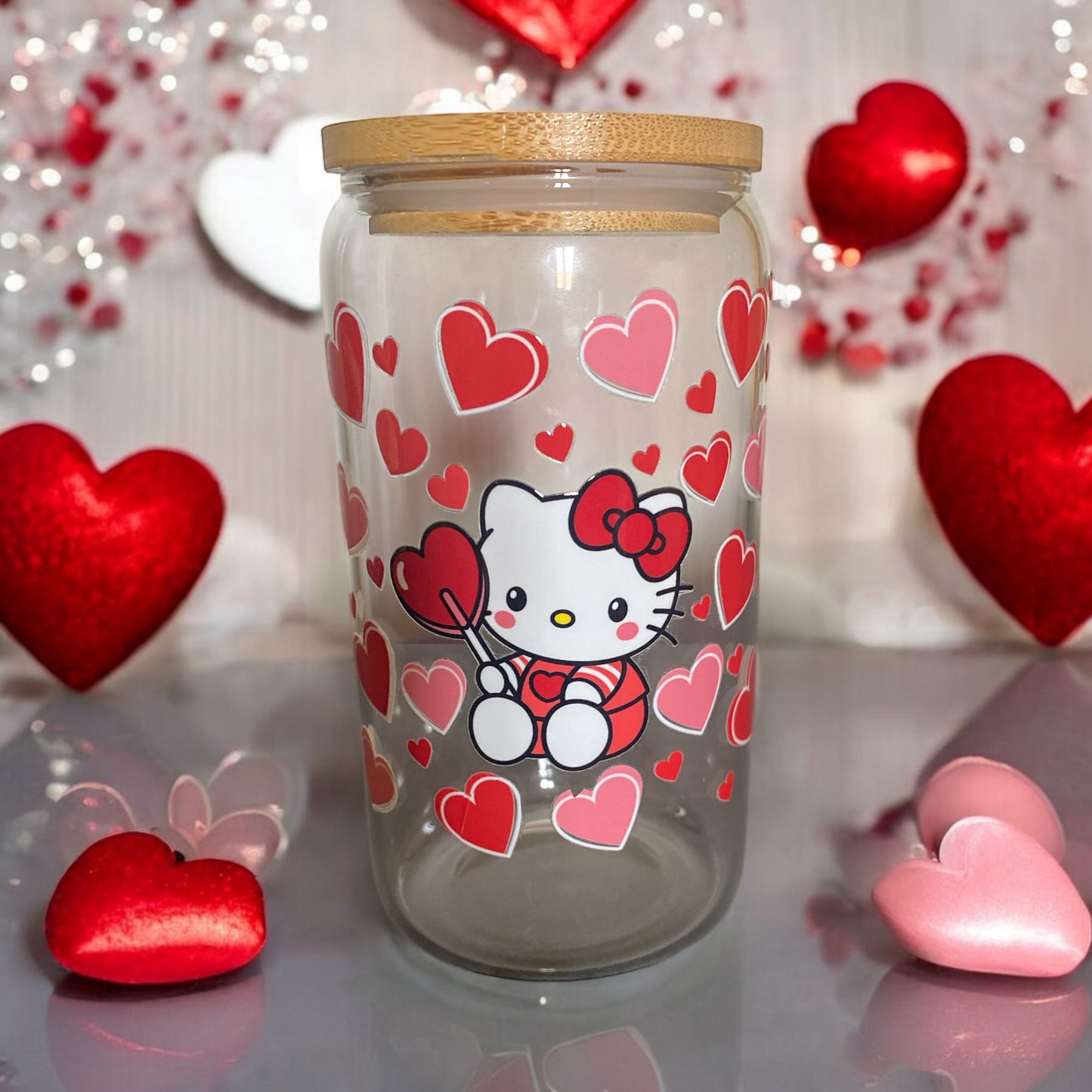 Glass beer can cups 16 oz