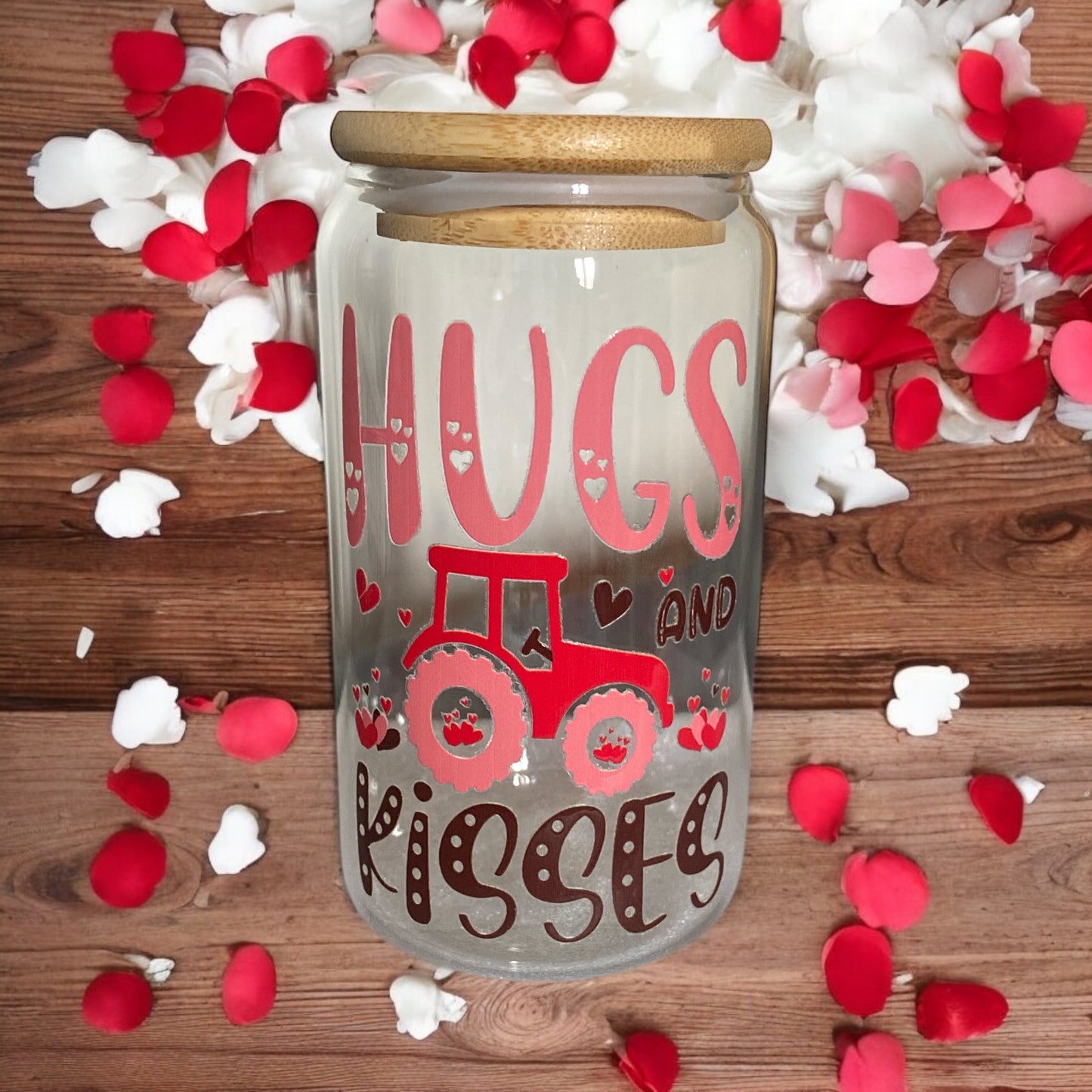 Glass beer can cups 16 oz