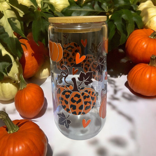 Glass beer can cups 16 oz