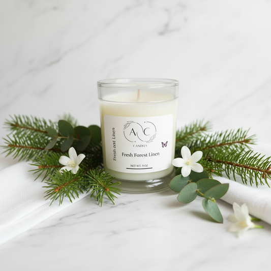 Fresh Forest Linen Candle