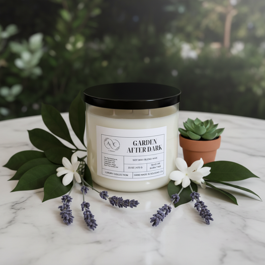 Garden After Dark Candle - Luxury Spa