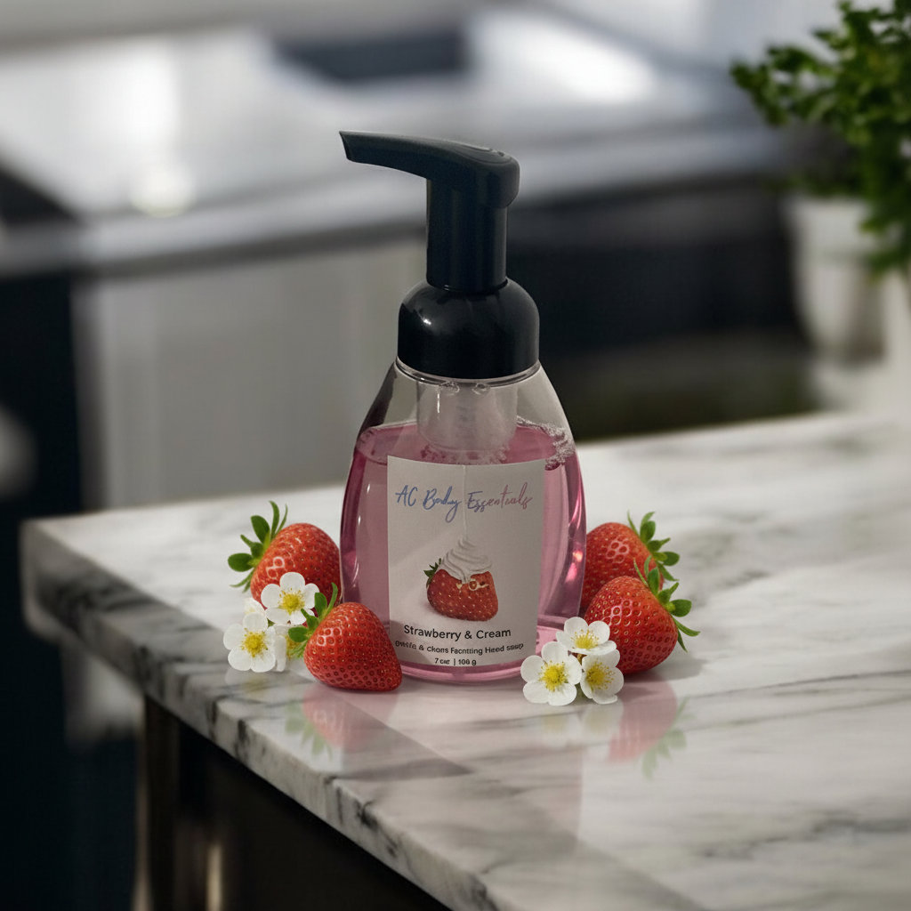 Strawberry & Cream Foaming Hand Soap - Luxury Spa