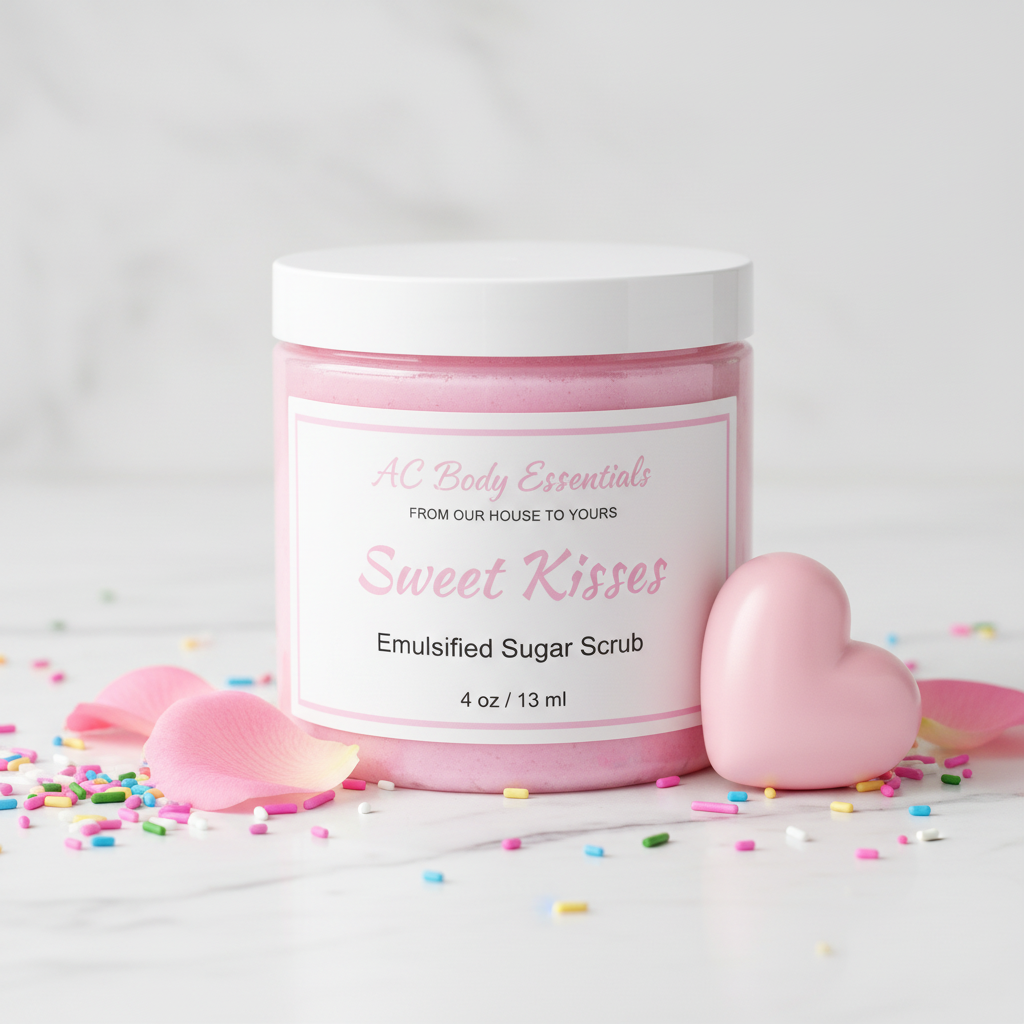 Sweet Kisses Sugar Scrub - Jar Only