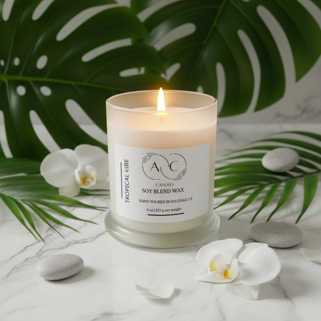 Tropical Vibe Candle - Luxury Spa